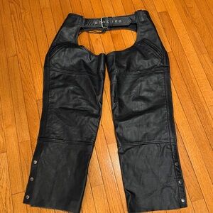 Unisex Leather Chaps by First Manufacturing Co.